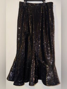 NWT Dress the Population Black Sequin Women’s Skirt-Elegant Evening Wear Size XS
